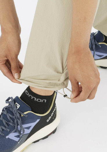 detail Salomon WAYFARER PANTS W PLAZA TAUPE