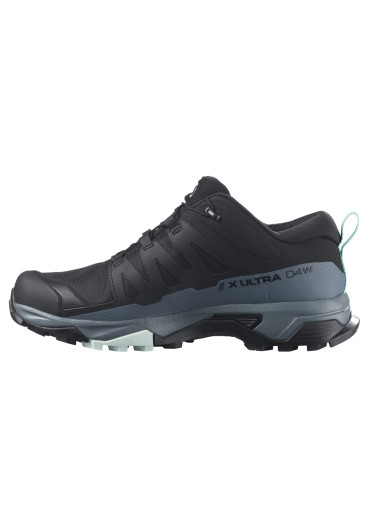 detail Dámska turistická obuv Salomon X ULTRA 4 GTX W – Black / Stowea / Opal Blue