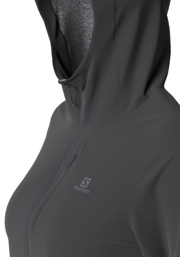 detail Salomon Outrack Wp Jkt W Black
