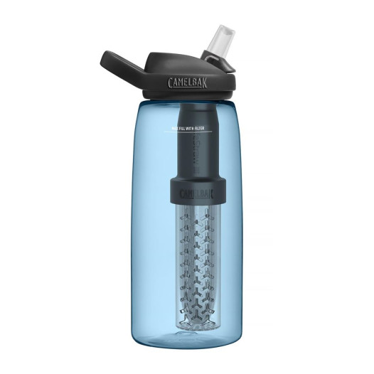 detail Filtračná fľaša CamelBak Eddy+ 1l LifeStraw True Blue
