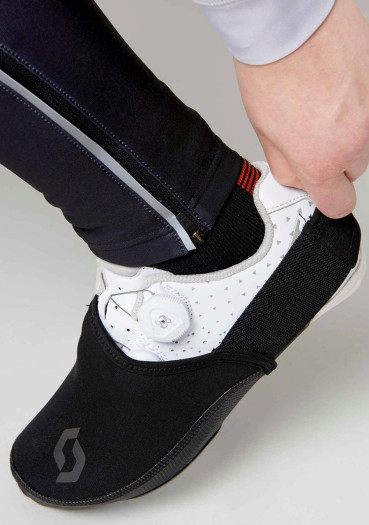 detail Nepremokavý neoprénový chránič cyklistických tretier Scott Toecover AS 10 long Black