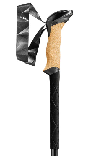 detail Leki Black Series Carbon, black-black gray-dark anthracite, 100-135 cm