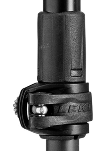 detail Leki Black Series Carbon, black-black gray-dark anthracite, 100-135 cm