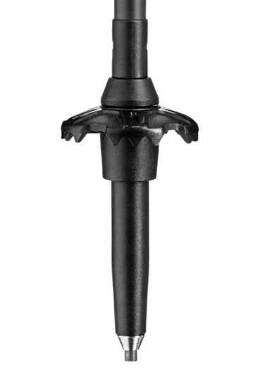 detail Leki Black Series Carbon, black-black gray-dark anthracite, 100-135 cm