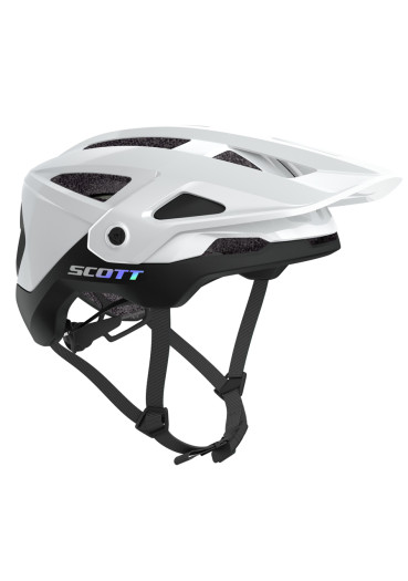 detail CYKLISTICKÁ HELMA SCOTT STEGO PLUS (CE) BIELA ​​/ ČIERNA