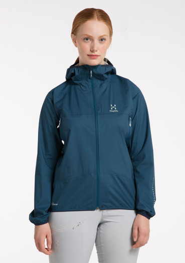 detail Dámska bunda Haglöfs 605235-4Q2 L.I.M Proof W modrá