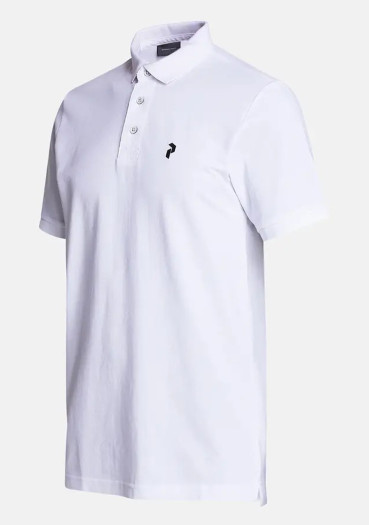 detail Pánske tričko Peak Performance M Classic Cotton Polo White