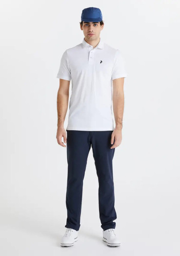 detail Pánske tričko Peak Performance M Classic Cotton Polo White