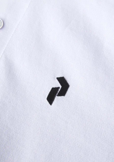 detail Pánske tričko Peak Performance M Classic Cotton Polo White