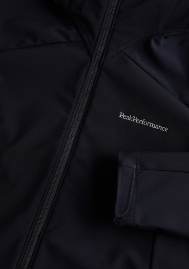 detail Dámska bunda Peak Performance W Explore Hood Jacket Black