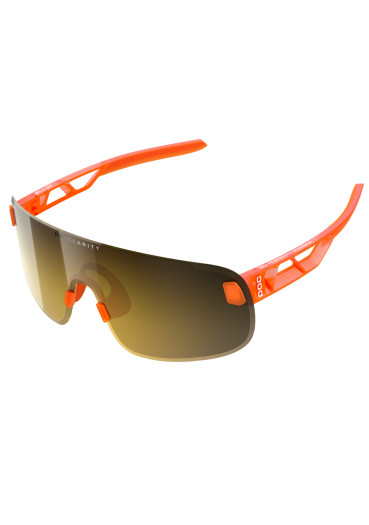 detail POC Elicit Fluorescent Orange Translucent