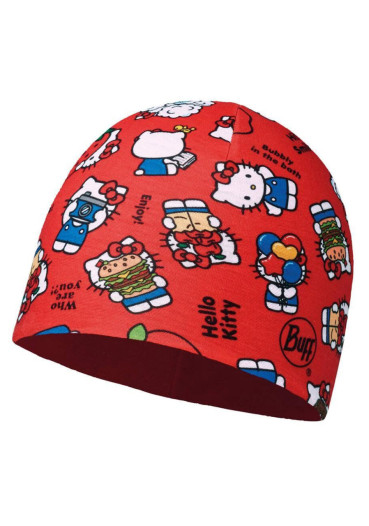 detail Detská čiapka Buff Micro Polar Hello Kitty Jr Foodie Red