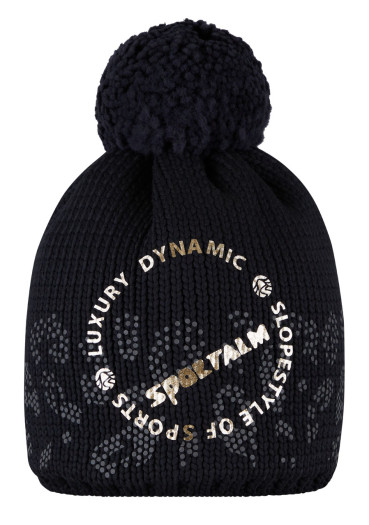 detail Dámska čiapka Sportalm Cover Black