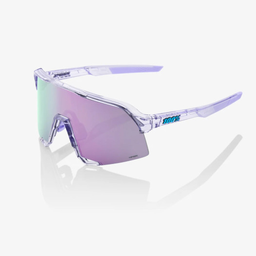 detail Cyklistické okuliare 100% S3 Polished Translucent Lavender, HiPER Lavender Mirror Lens
