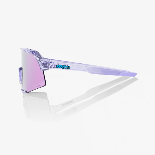 detail Cyklistické okuliare 100% S3 Polished Translucent Lavender, HiPER Lavender Mirror Lens