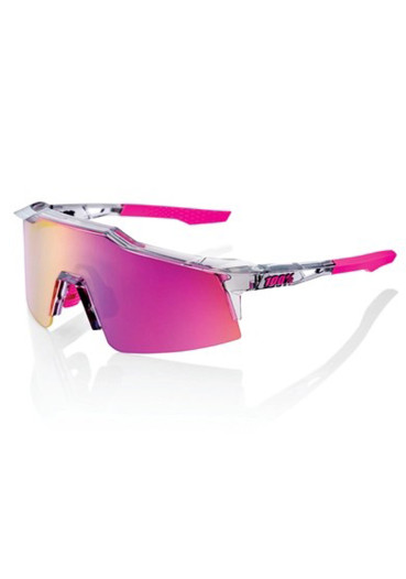 detail 100% SPEEDCRAFT SL - Polished Translucent Grey - Purple Multilayer Mirror Lens