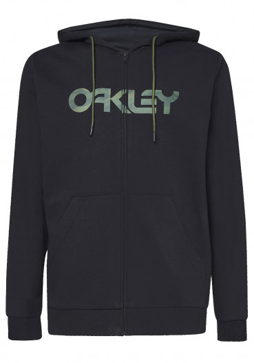detail Pánska mikina Oakley Teddy Full Zip Hoddie Black/Core Camo