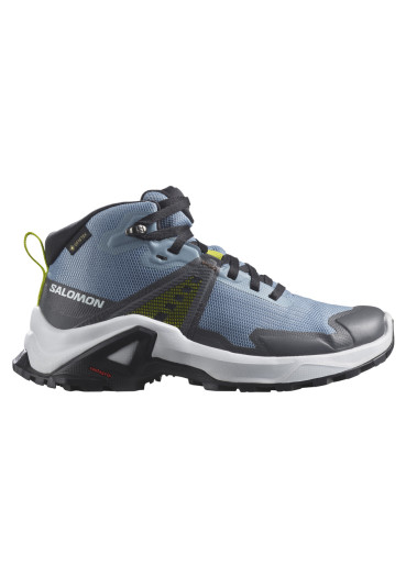 detail Detská outdoorová obuv Salomon X RAISE MID GTX J – Faded Denim / Indigo Bunting