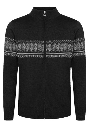 detail Sveter Dale Of Norway Hovden Masc Jacket E Darkcharcoal Lightcharcoal