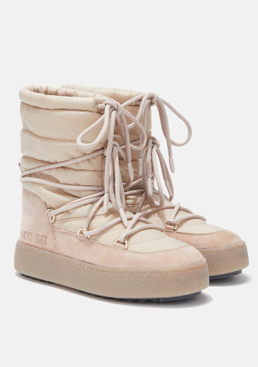 detail Dámske topánky Moon boot Ltrack Suede Nylon 001 Cipria