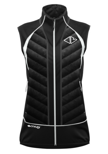 detail Dámska vesta Crazy Channel Black