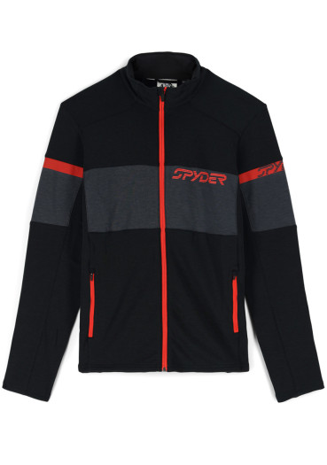 detail Pánska mikina Spyder Speed Full Zip Blk/vco