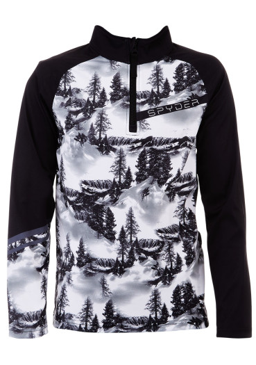 detail Detský rolák Spyder Boys Treeline-Zip T-Neck-tree line
