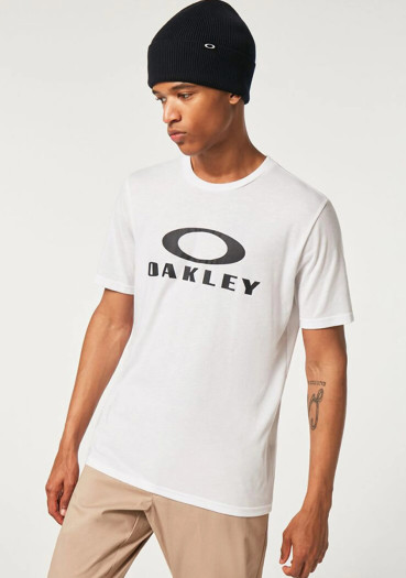detail Pánske tričko Oakley O Bark White/Black 104