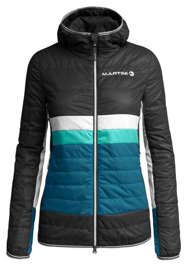 detail Dámska bunda Martini Liberty Black/Deep Sea/Surf