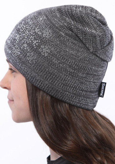 detail Dámska čiapka Sherpa Enya Mel Dark Grey