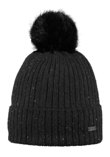 detail Barts Splendor Beanie Black
