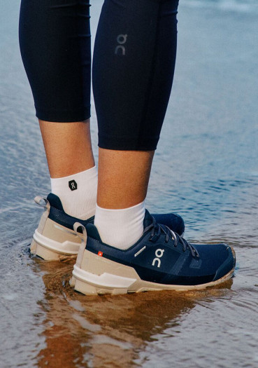 detail On Running Cloudwander Waterproof, Navy/Desert