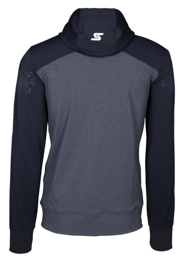 detail Pánska mikina Stöckli Hoody HE WRT antracit