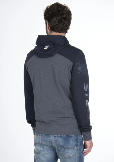 detail Pánska mikina Stöckli Hoody HE WRT antracit