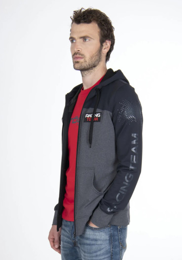 detail Pánska mikina Stöckli Hoody HE WRT antracit