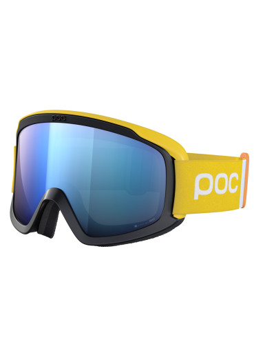 detail POC Opsin Clarity Comp Aventurine Yellow/Uranium Black/ Spektris Blue