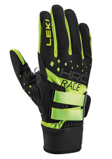 detail Leki Hrc Race Shark, Black-Neon Yellow