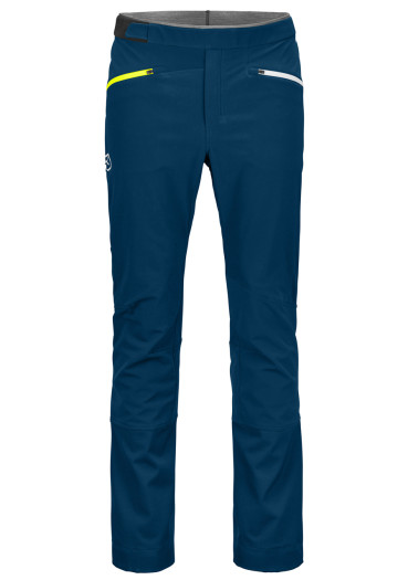 detail Pánské kalhoty Ortovox Col Becchei Pants M Petrol Blue