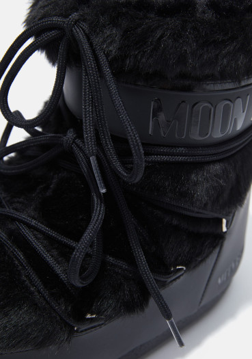 detail Dámské boty Moon Boot Icon Low Faux Fur 001 Black