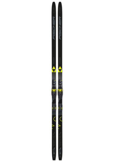 detail Fischer ORBITER EF + CONTROL STEP BL/YE N30022 + S60220