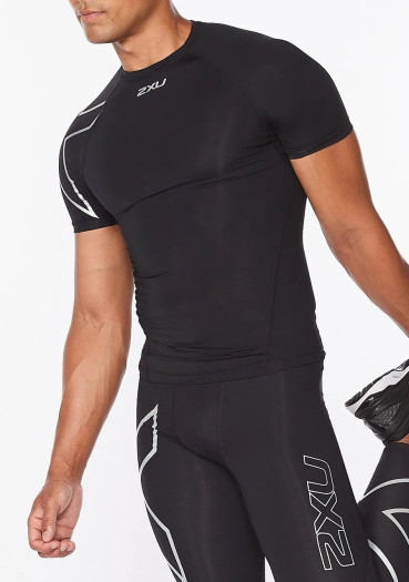 detail Pánske tričko 2XU Core Compression Short Sleeve