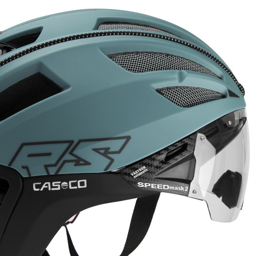 detail Cyklistická prilba Casco SPEEDairo2 RS Gravel-Green 2 Matt