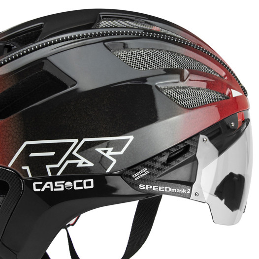 detail Casco SPEEDairo2 RS black/red