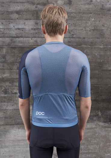 detail Pánsky cyklistický dres POC M's Air Jersey Calcite Blue / Turmaline Navy