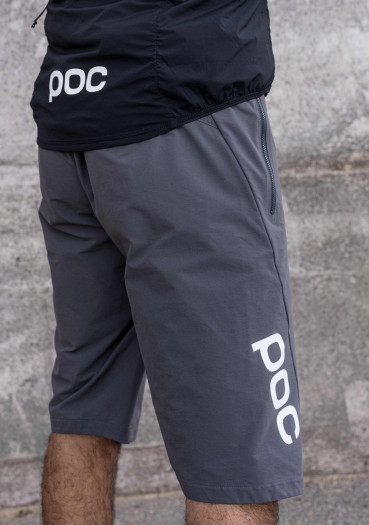 detail Pánske cyklistické kraťasy POC Essential Enduro Shorts Sylvanite Grey