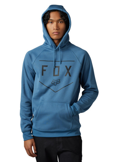 detail Fox Shield Pullover Fleece Dark Slate