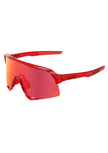 detail 100% S3 - Gloss Translucent Red / Hiper Red Mirror lens
