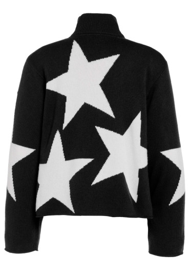 detail Goldbergh Rising Star Long Sleeve Knit Sweater Black