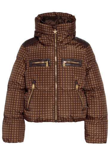 detail Goldbergh Track Ski Jacket Dark Brown