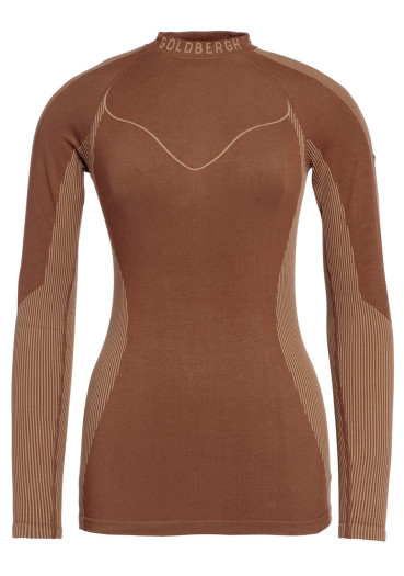 detail Goldbergh Fast Baselayer Long Sleeve mocha
